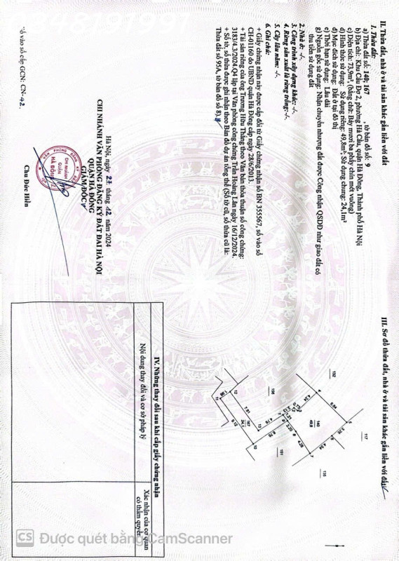 CHÍNH CHỦ BÁN TÒA NHÀ VĂN PHÒNG 9 TẦNG SỐ 93 PHỐ TÔ VĨNH DIỆN THANH XUÂN HÀ NỘI