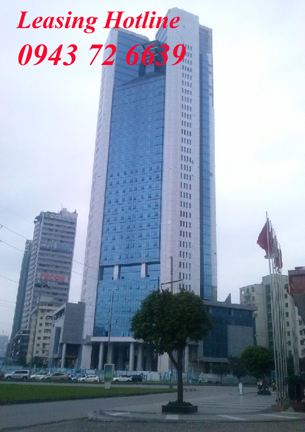 Tòa nhà Handico  Tower  Phạm Hùng, Nam Từ Liêm, Hà Nội cho thuê  văn phòng cao cấp 
